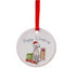 Weimaraner Ceramic Circle Decoration